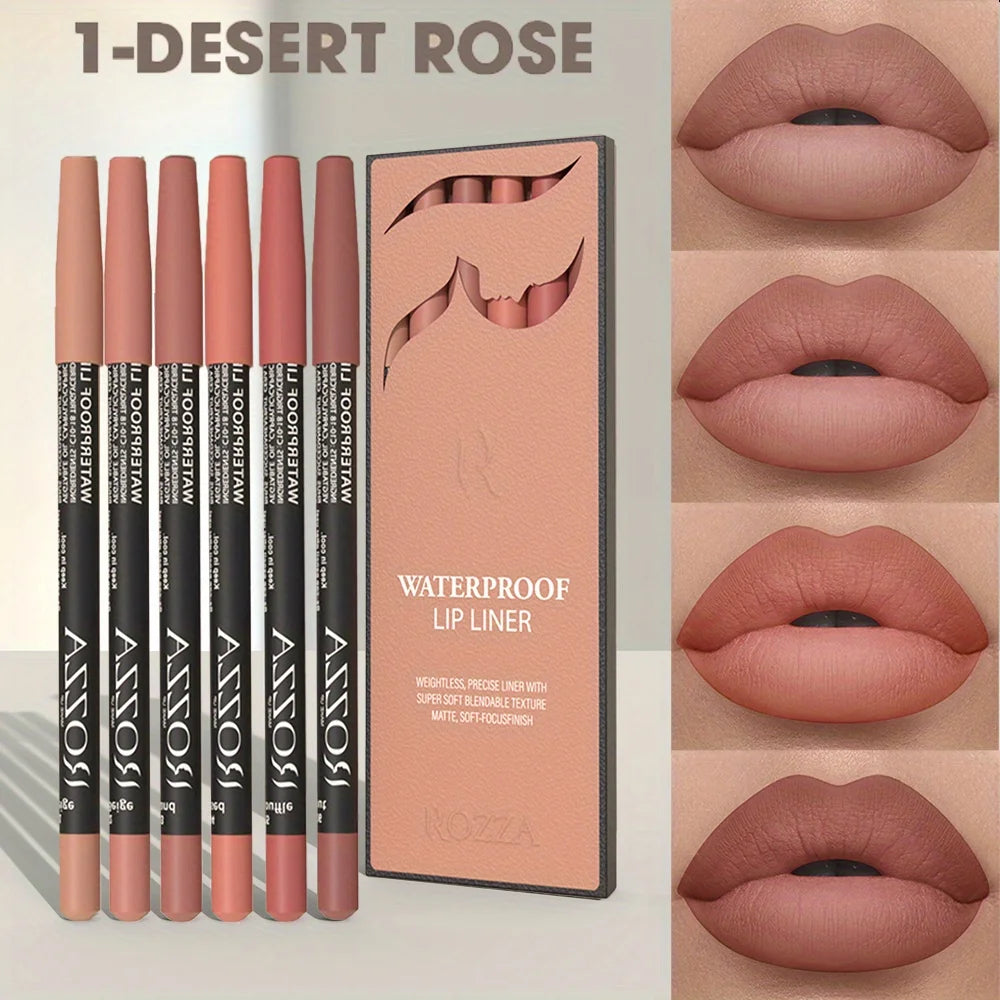 Lip Liner Set - Nude Brown Collection