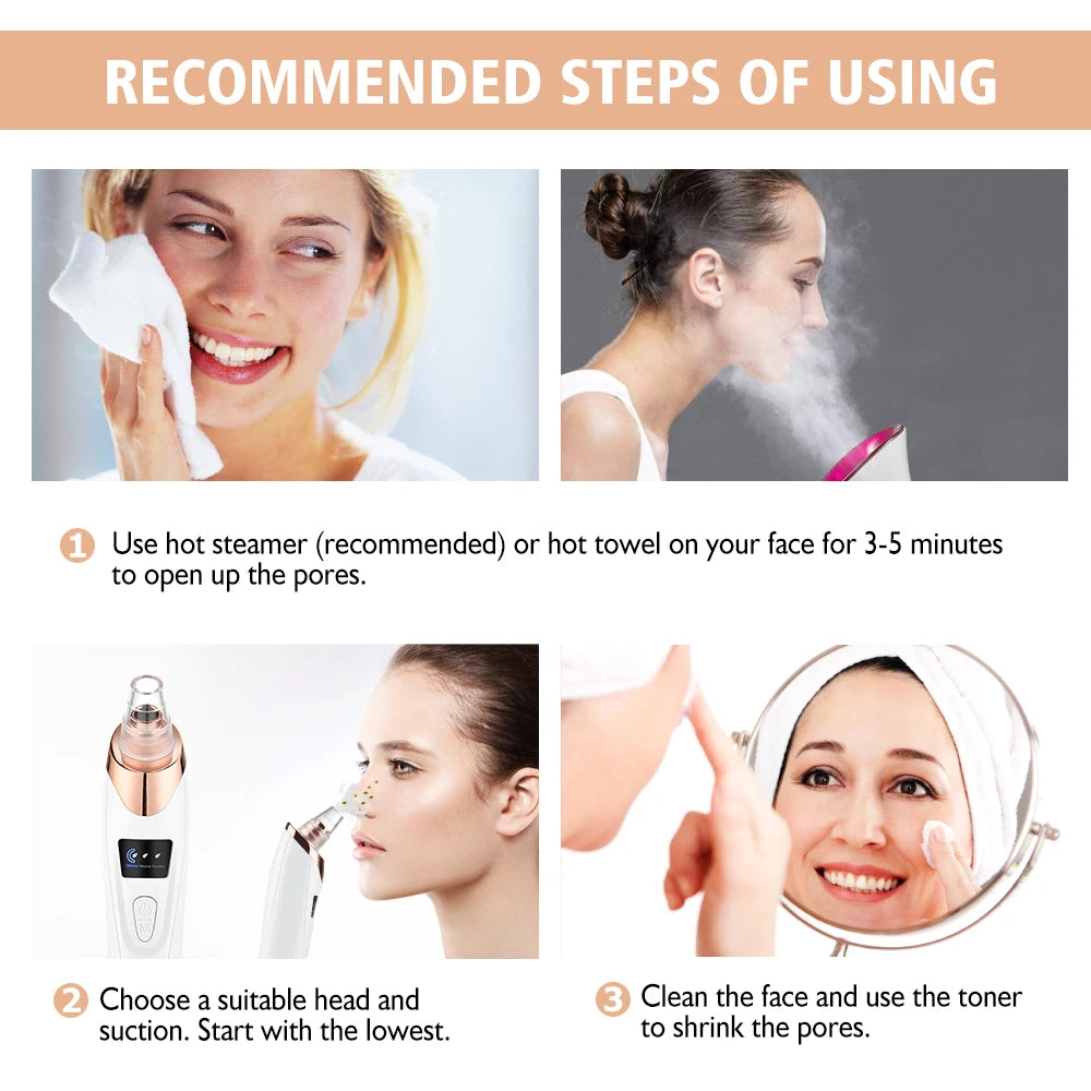 Electric Blackhead Remover & Pore Vacuum