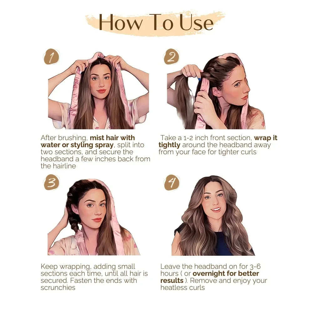 Heatless Hair Curling Set