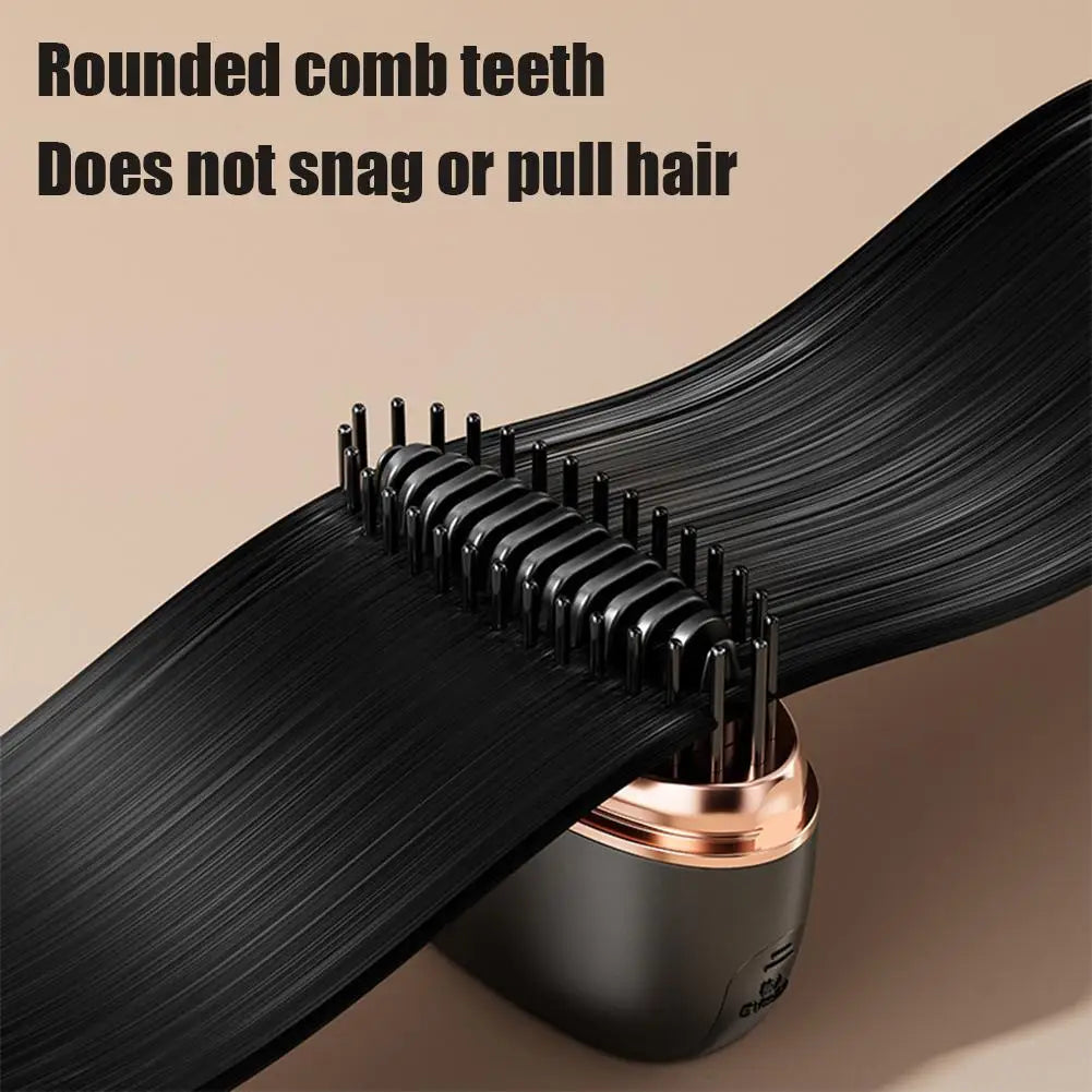 Wireless Hair Straightener Brush 2 in 1