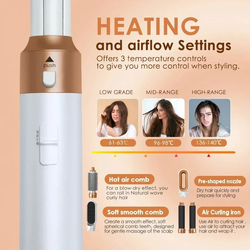 5 in 1 Hair Brush Dryer Set