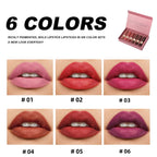 6PCS Velvet Matte Lipstick Set