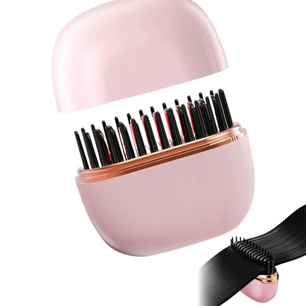 Wireless Hair Straightener Brush 2 in 1