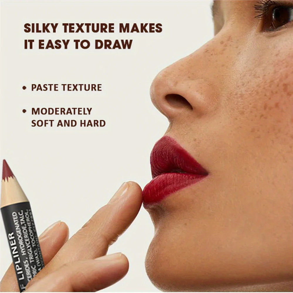 6 PCS Lip Liner Set - Nude Brown Collection