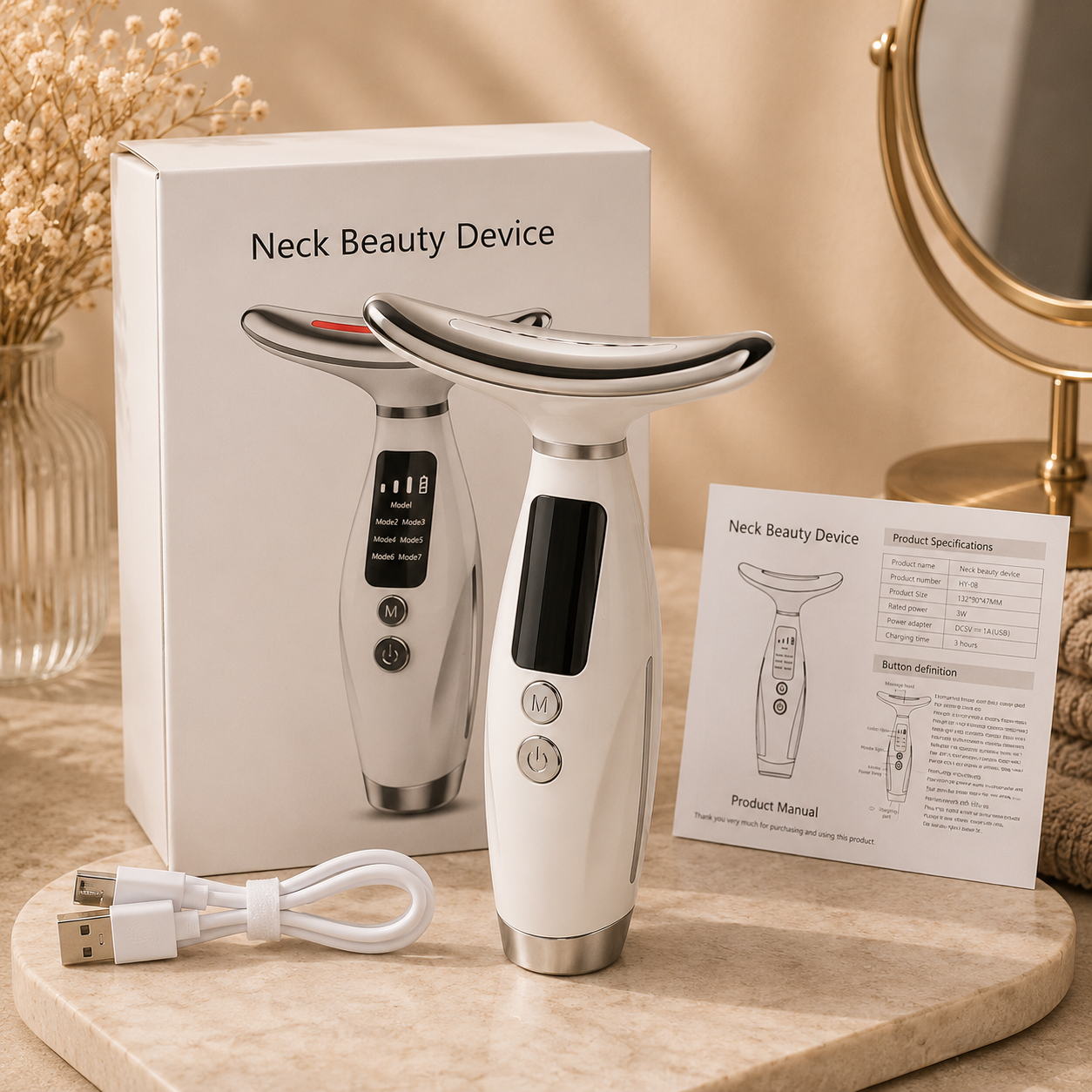 7-in-1 LED Facial Massager