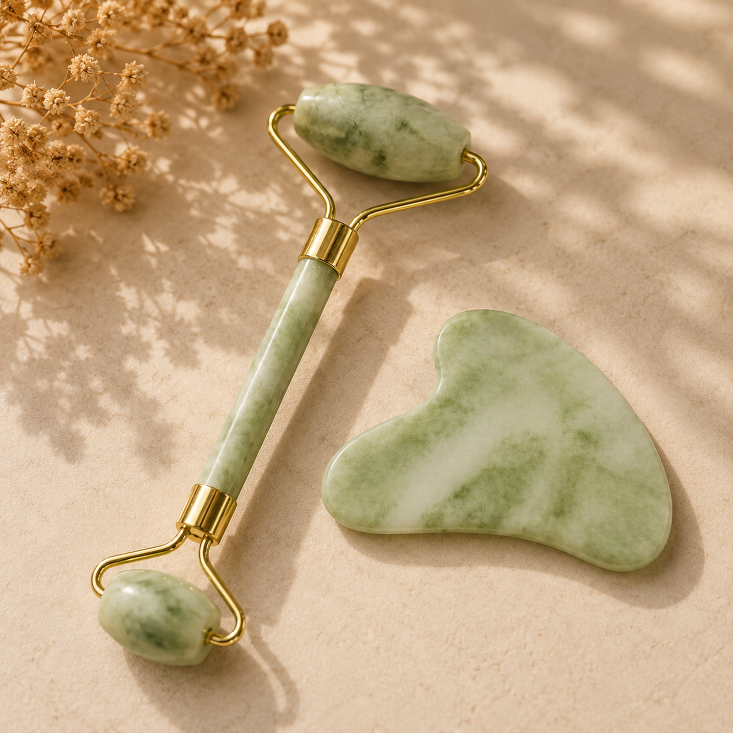 Jade Gua Sha Set