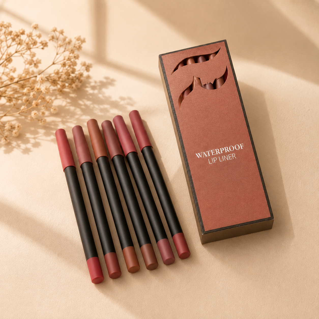 Lip Liner Set - Nude Brown Collection